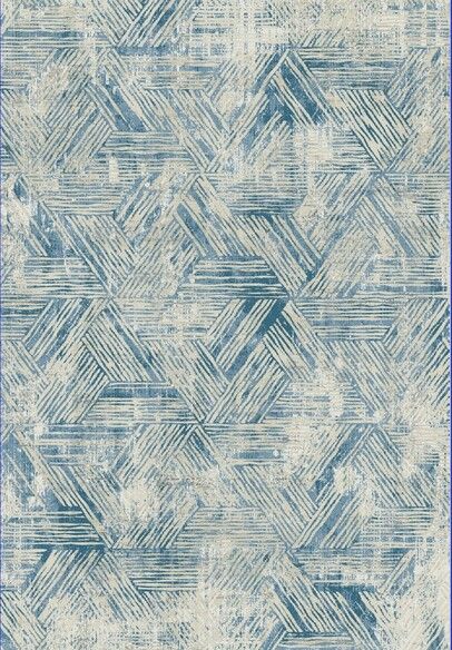 Dynamic Rugs QUARTZ 27041-150 Beige and Blue